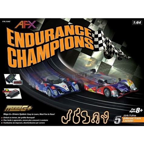 afx endurance champions slot car set